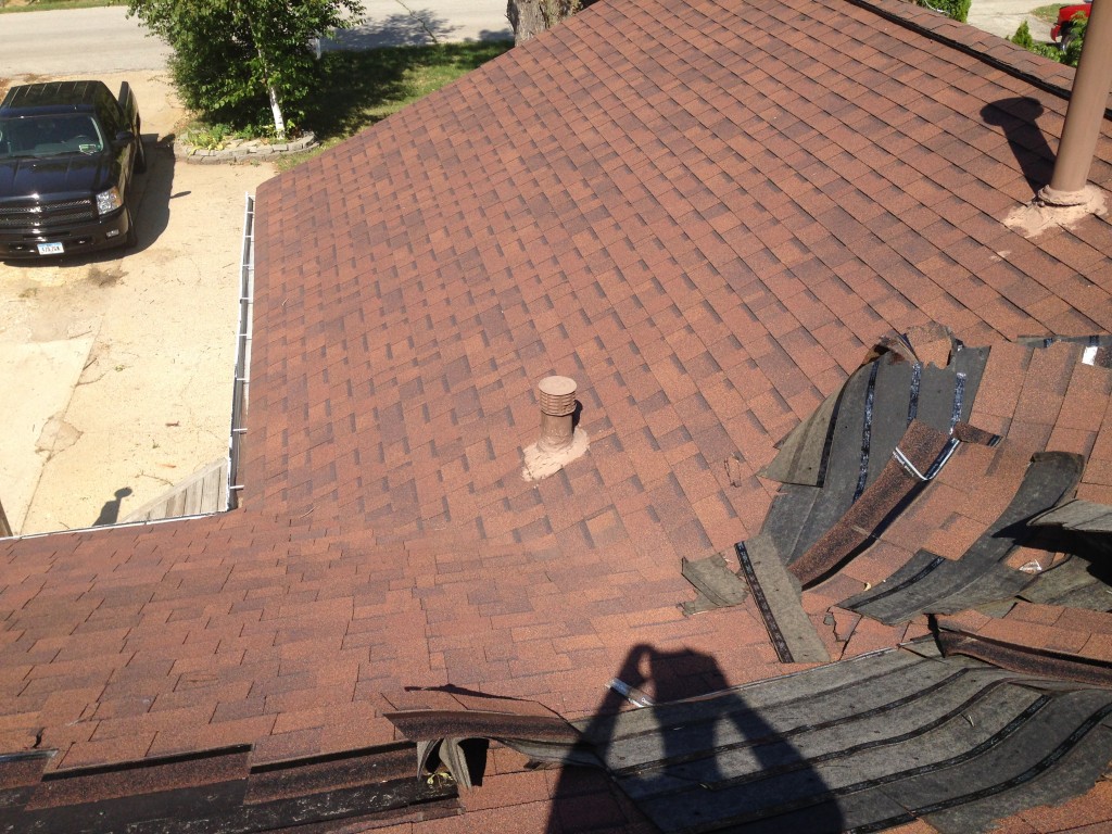 Boots on roof