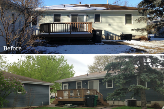 Vinyl Siding Replacement Before and After Photos