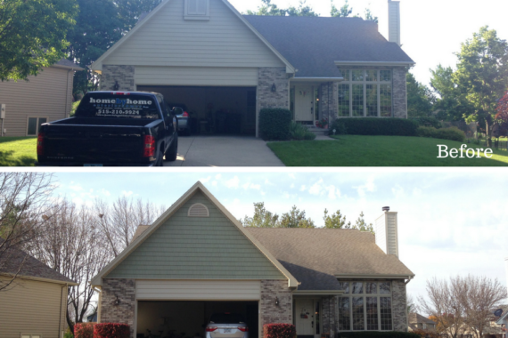Siding Remodel Before and After Photos