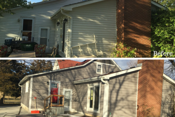 Siding Remodel Before and After Photos