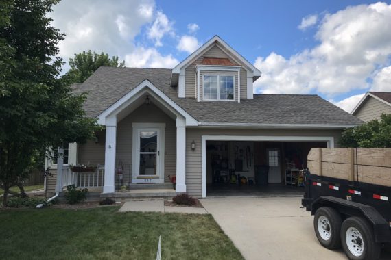Roof Replacement from Hail Damage in Huxley Iowa