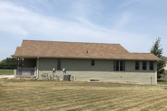 Roof replacement from hail damage in Huxley, Iowa