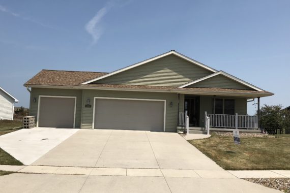 Roof replacement from hail damage in Huxley, Iowa