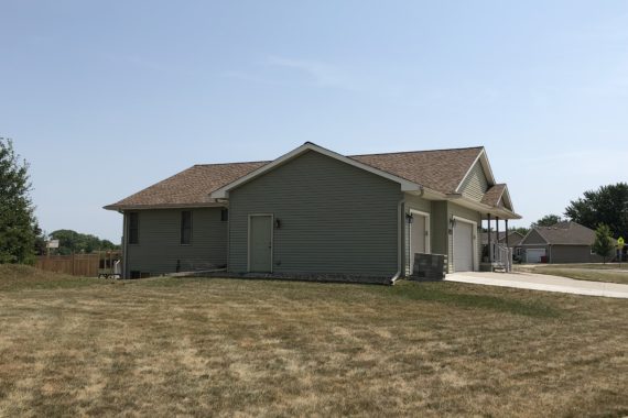 Roof replacement from hail damage in Huxley, Iowa